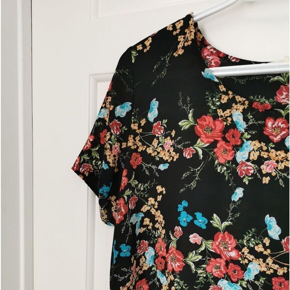 2/$40 Pleione peplum blouse size M - Picture 4 of 6